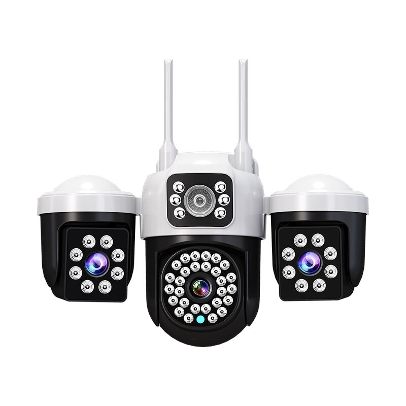 V380 RV33-4G 2MP+2MP+2MP TF Card Cloud Data Motion Detection Dual Lens PTZ HD Security Night Vision CCTV Outdoor WiFi Camera