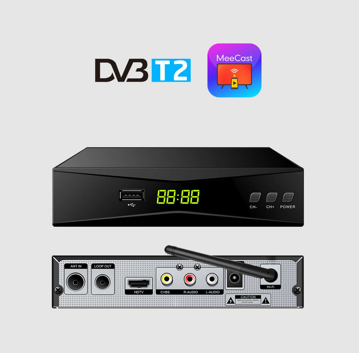 148mm Metal-3 DVB-T2 Receiver supplier
