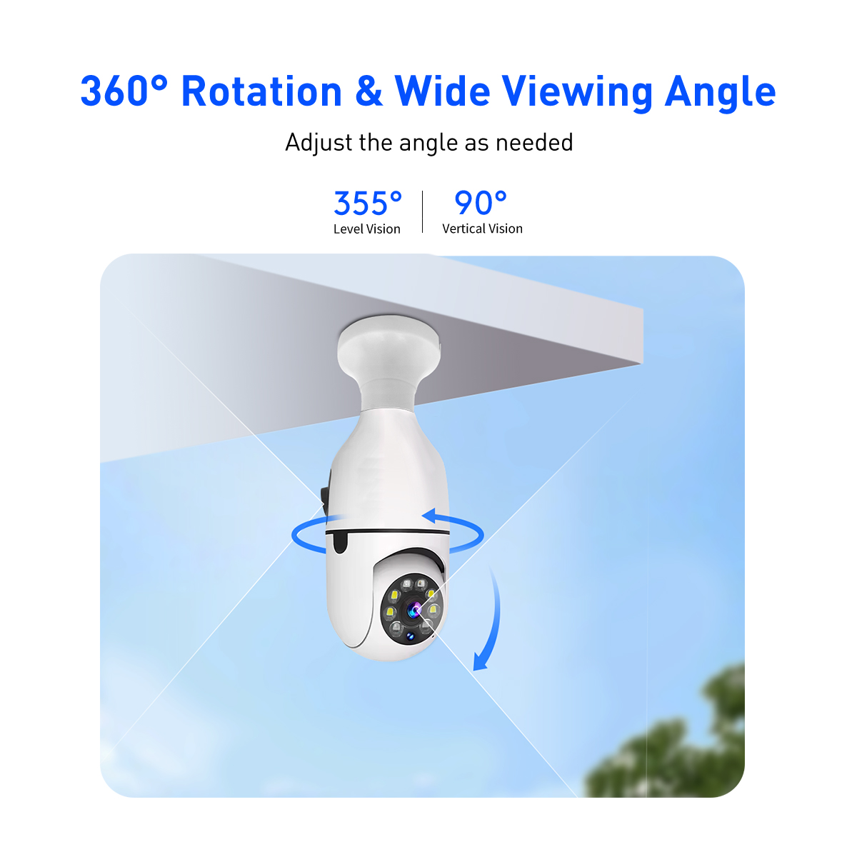 V380 RVSQ002 WiFi 2MP Bulb IPC supplier