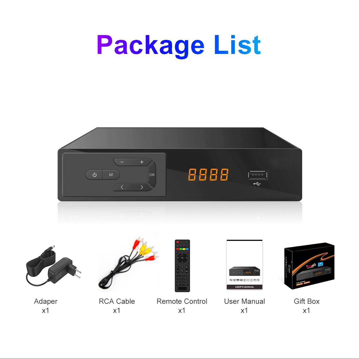 H.264 DVB-S2/T2/C Combo Receiver factory