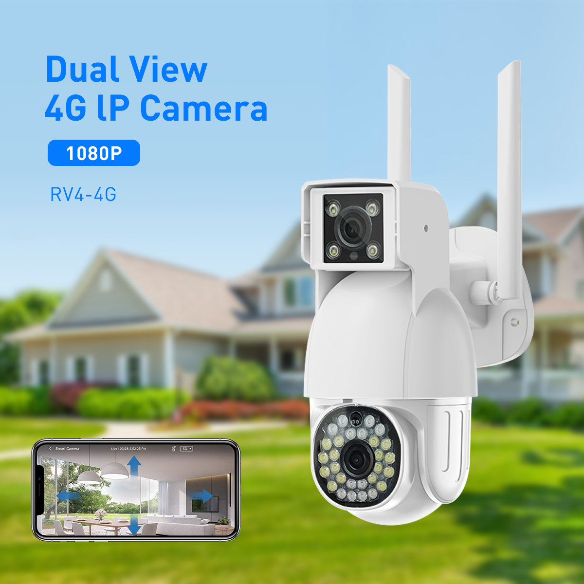 V380 RV4-4G WiFi 2MP Outdoor IPC manufacture