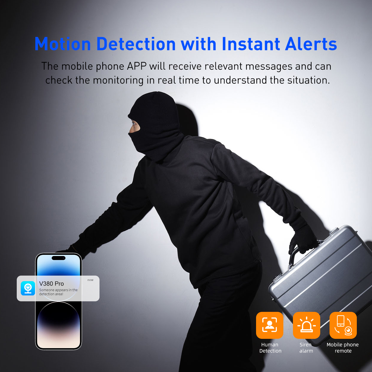 V380 RVBQ2 WiFi 2MP Indoor PTZ IPC factory