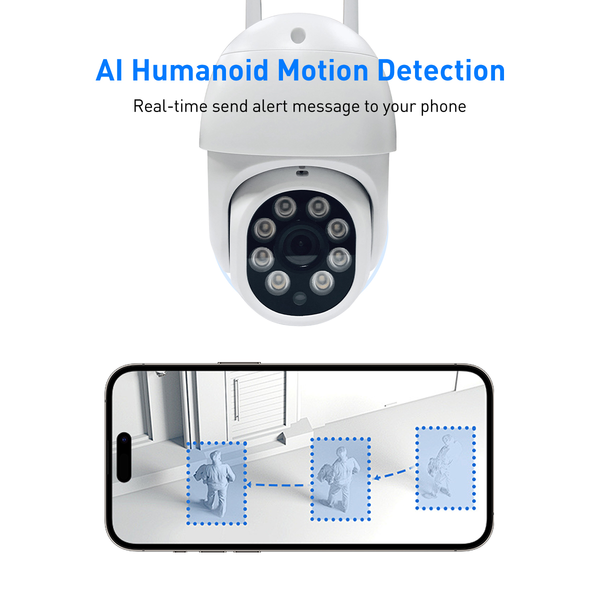 Tuya RQ3 WiFi 2MP/4MP Outdoor Waterproof ome PTZ IPC details