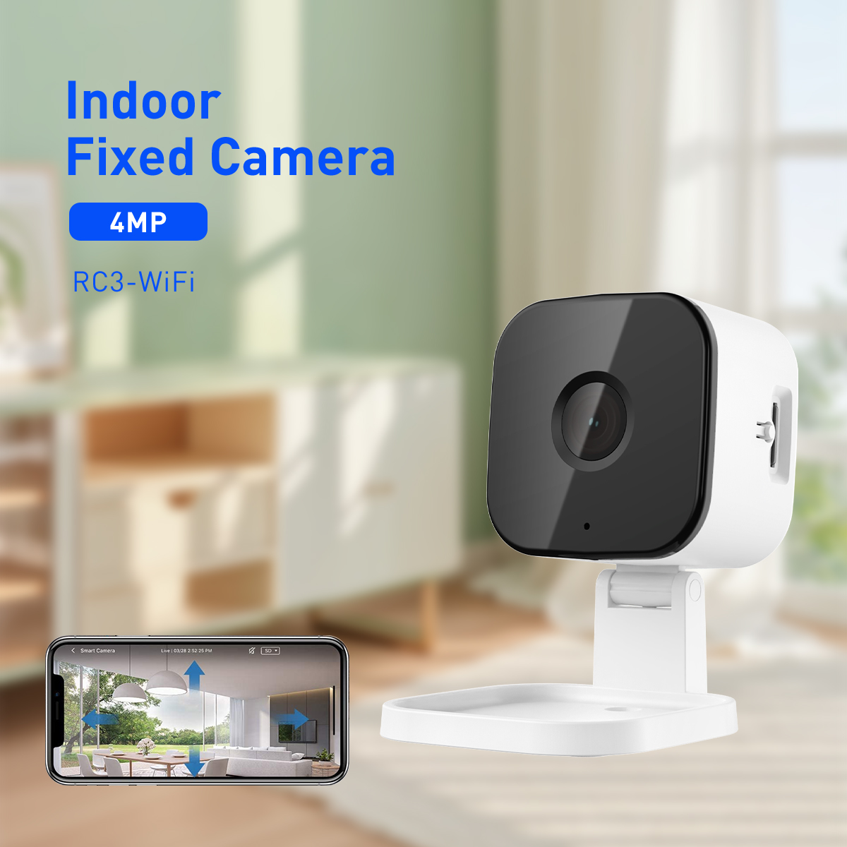 Tuya RC3 WiFi 1/2/4MP Indoor Fixed Cube IPC manufacture