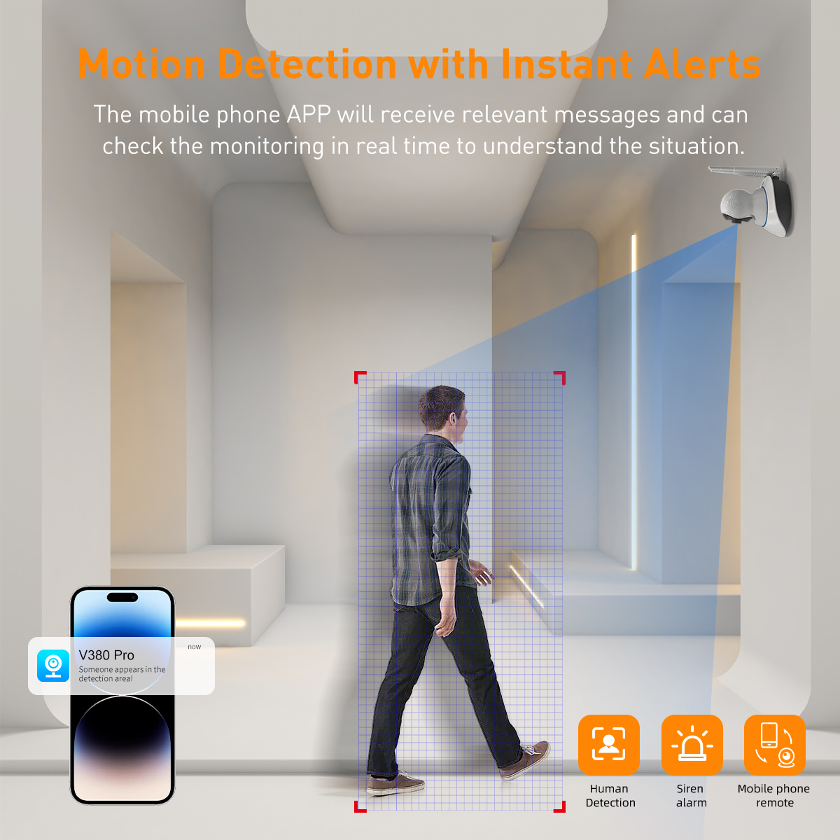 V380 RVQ5 PRO WiFi/LAN 1MP Indoor PTZ IPC manufacture