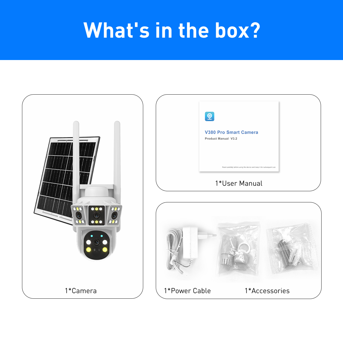 product v380 rv17 wifi outdoor solar wifi camera 3mp cmos dual lens ptz ip65 waterproof motion detection night vision memory card-22