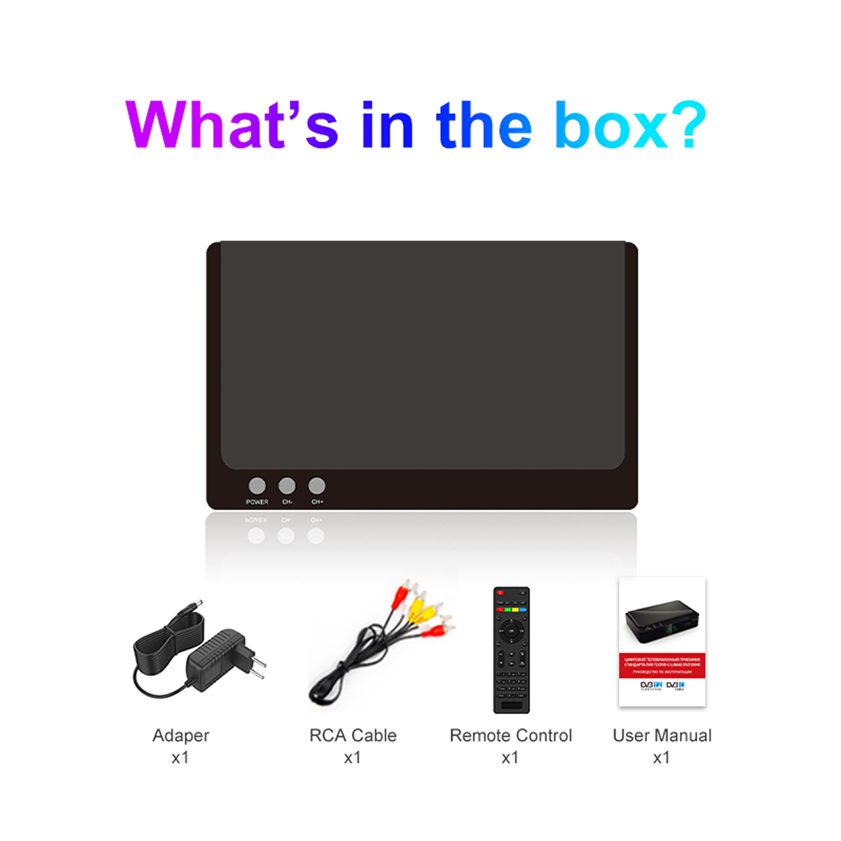 143mm Mini-7 DVB-T2 Receiver supplier