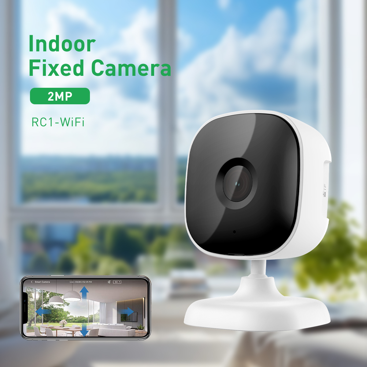 Tuya RC1 WiFi 1/2/4MP Indoor Fixed Cube IPC factory