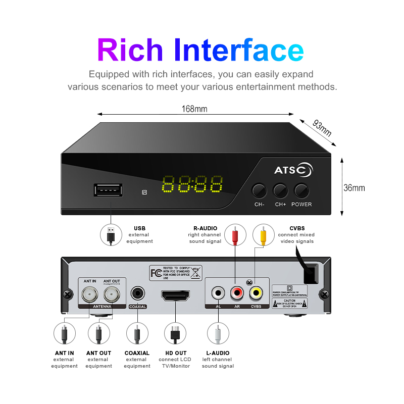 Metal-1 148mm ATSC Receiver factory