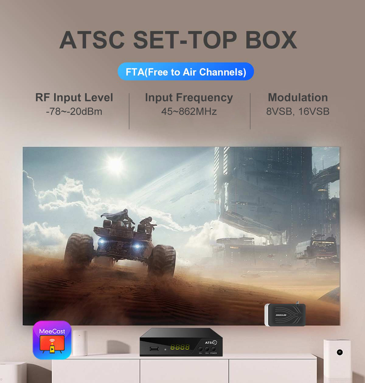 Metal-1 148mm ATSC Receiver manufacture