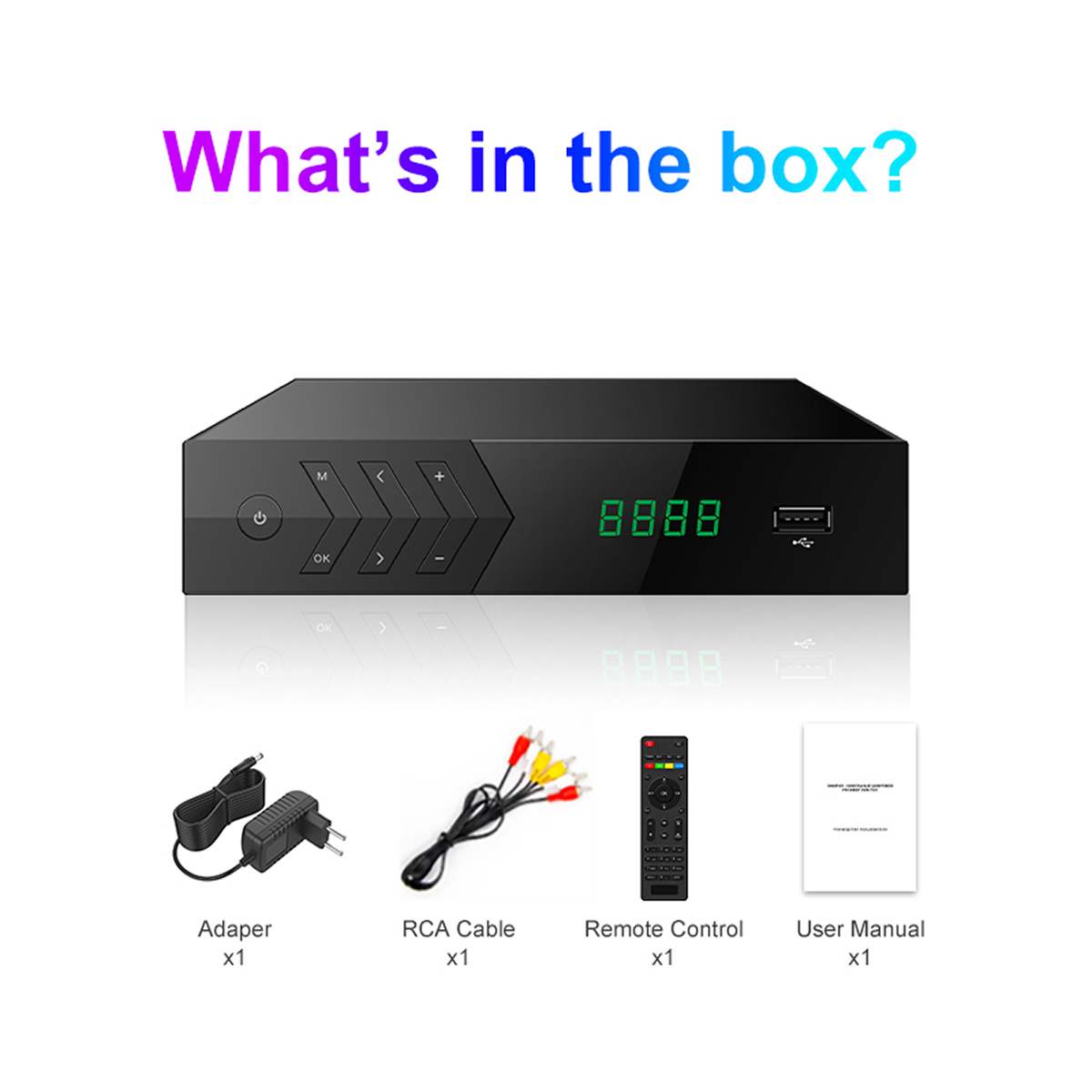 168mm Metal-3 DVB-T2 Receiver details