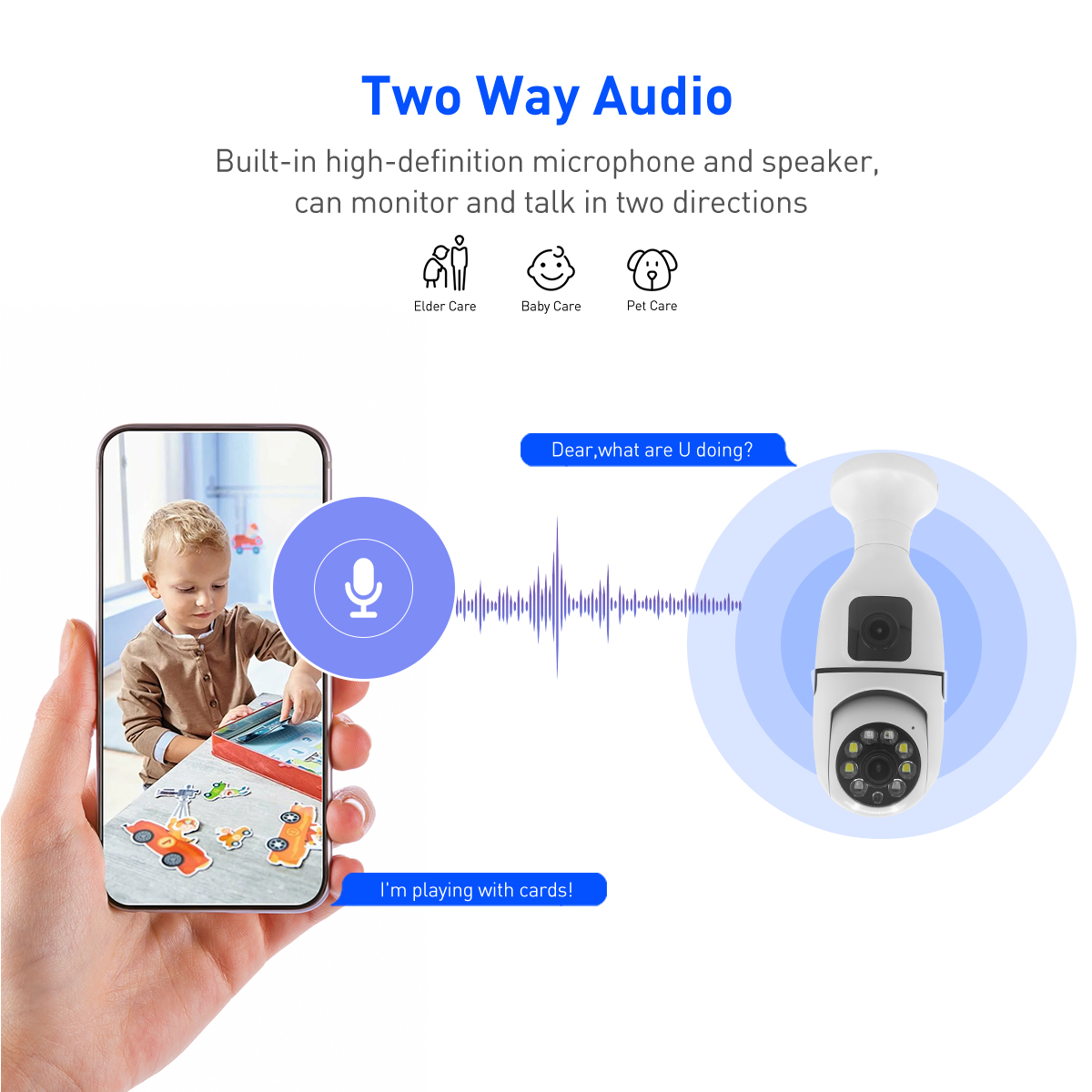 V380 RVSQ002 WiFi 2MP Bulb IPC factory