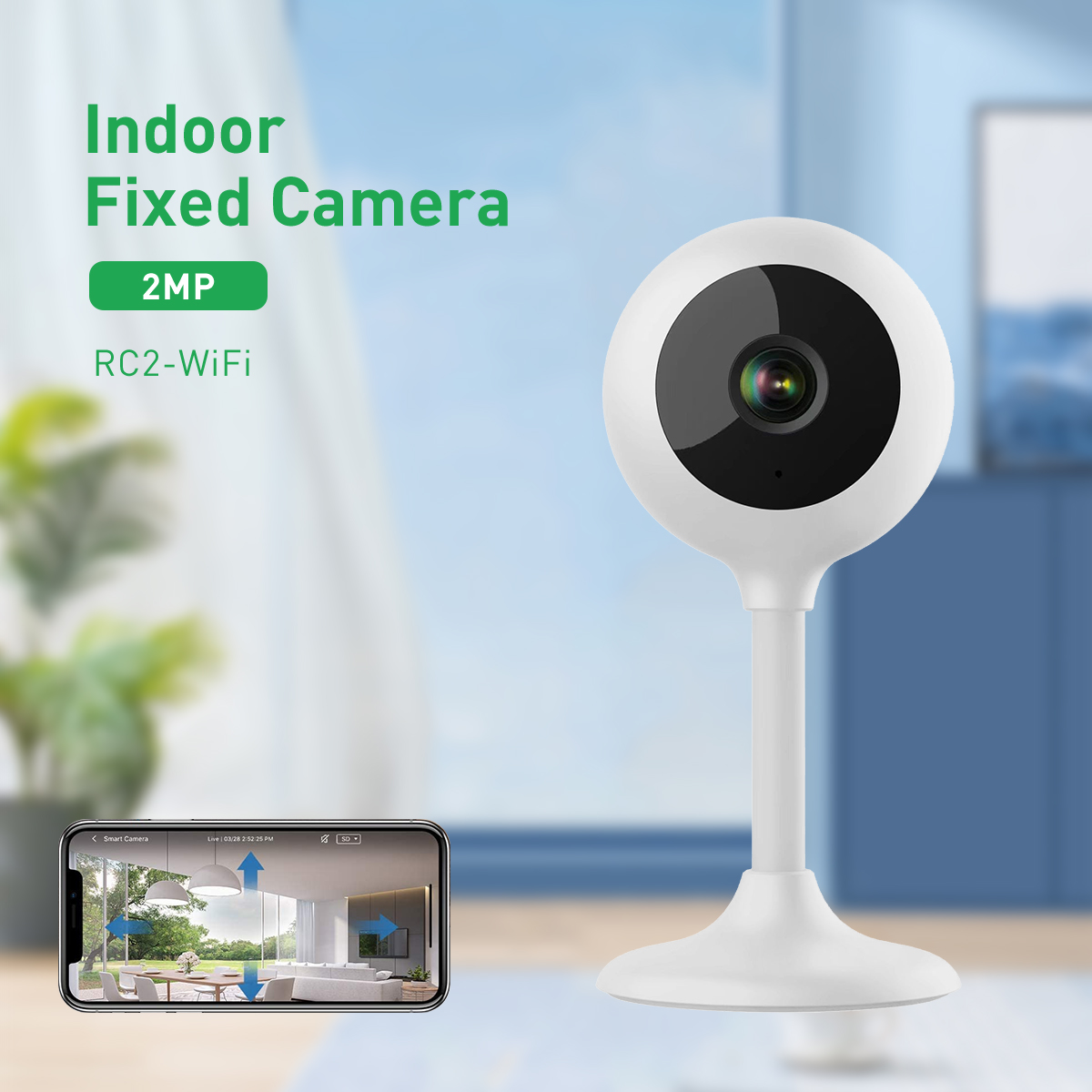 Tuya RC2 WiFi 1/2/4MP Indoor Fixed Cube IPC factory