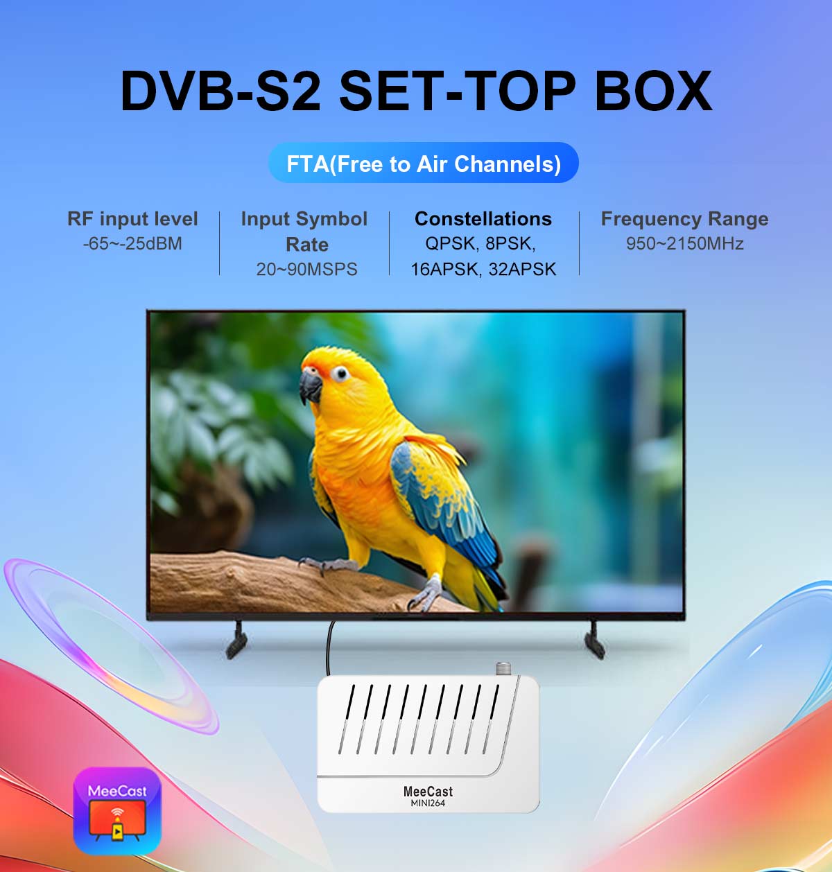 product digital dvb s2 mini h264 satellite tv receiver fta stb 1080p gx6605s free channels ip tv wifi full hd set top box694-6