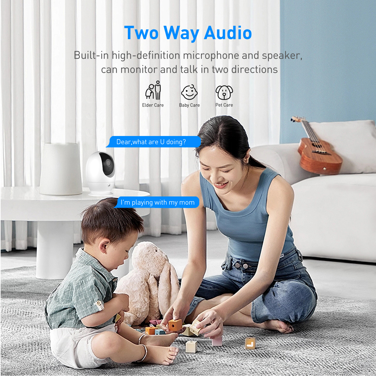 Tuya RP6 WiFi 2MP/4MP Indoor Dome PTZ IPC factory