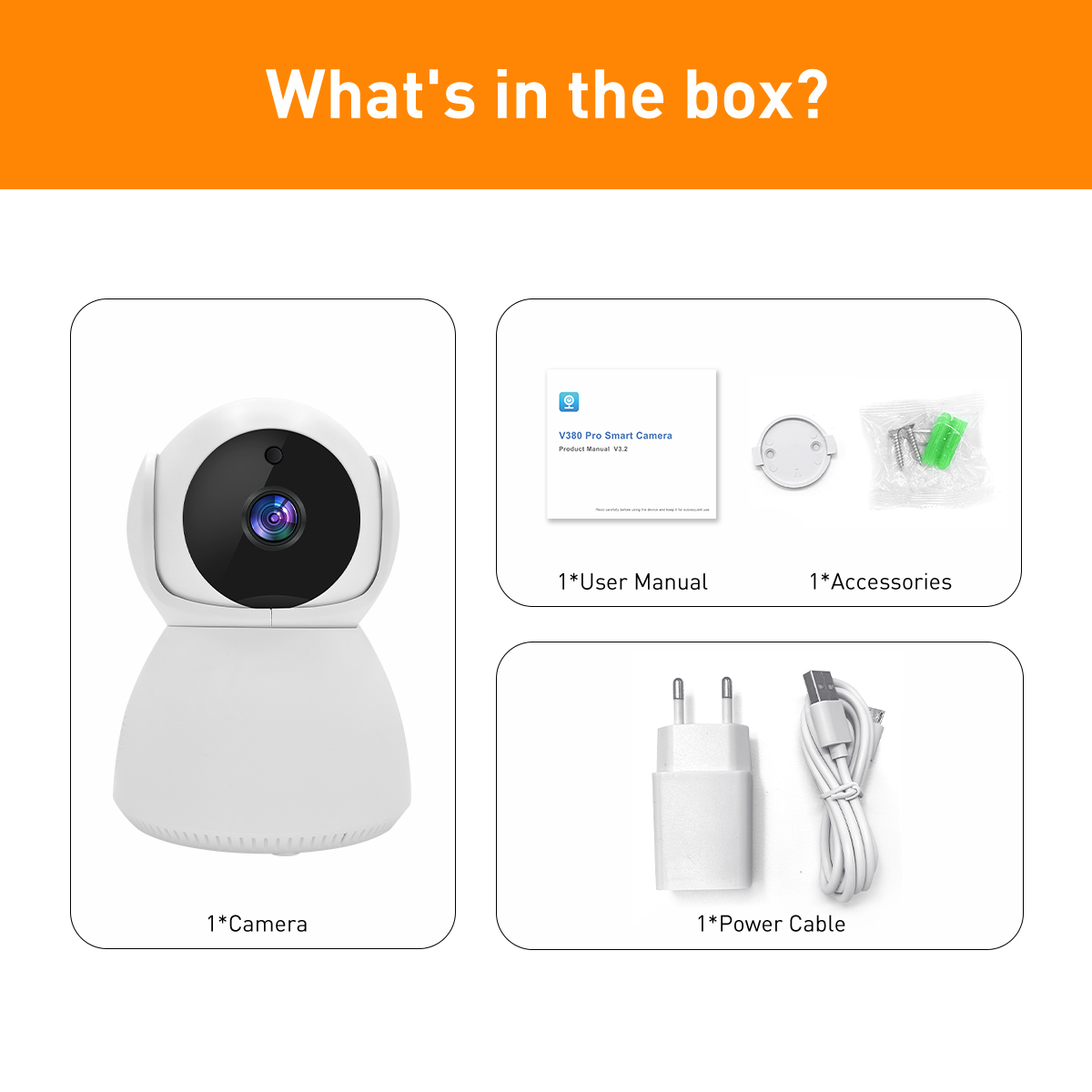 V380 RP15 WiFi/LAN 4MP Indoor PTZ IPC supplier