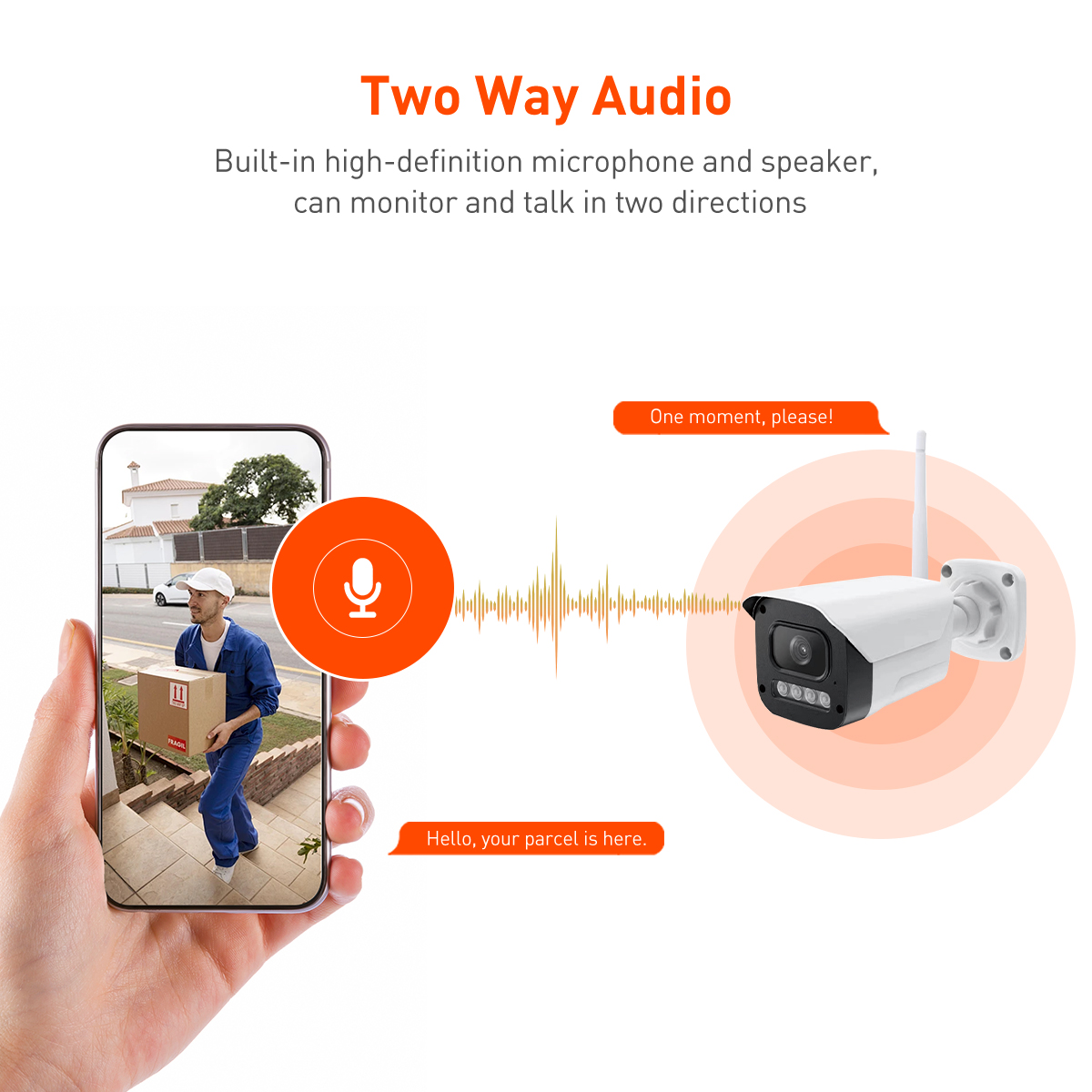 Tuya RB3 WiFi 2MP Outdoor Waterproof Bullet IPC factory