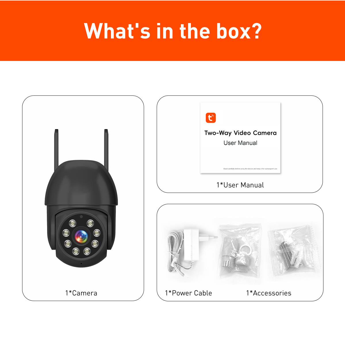 Tuya RQ4 WiFi 2MP/4MP Outdoor Wateproof Dome PTZ IPC factory