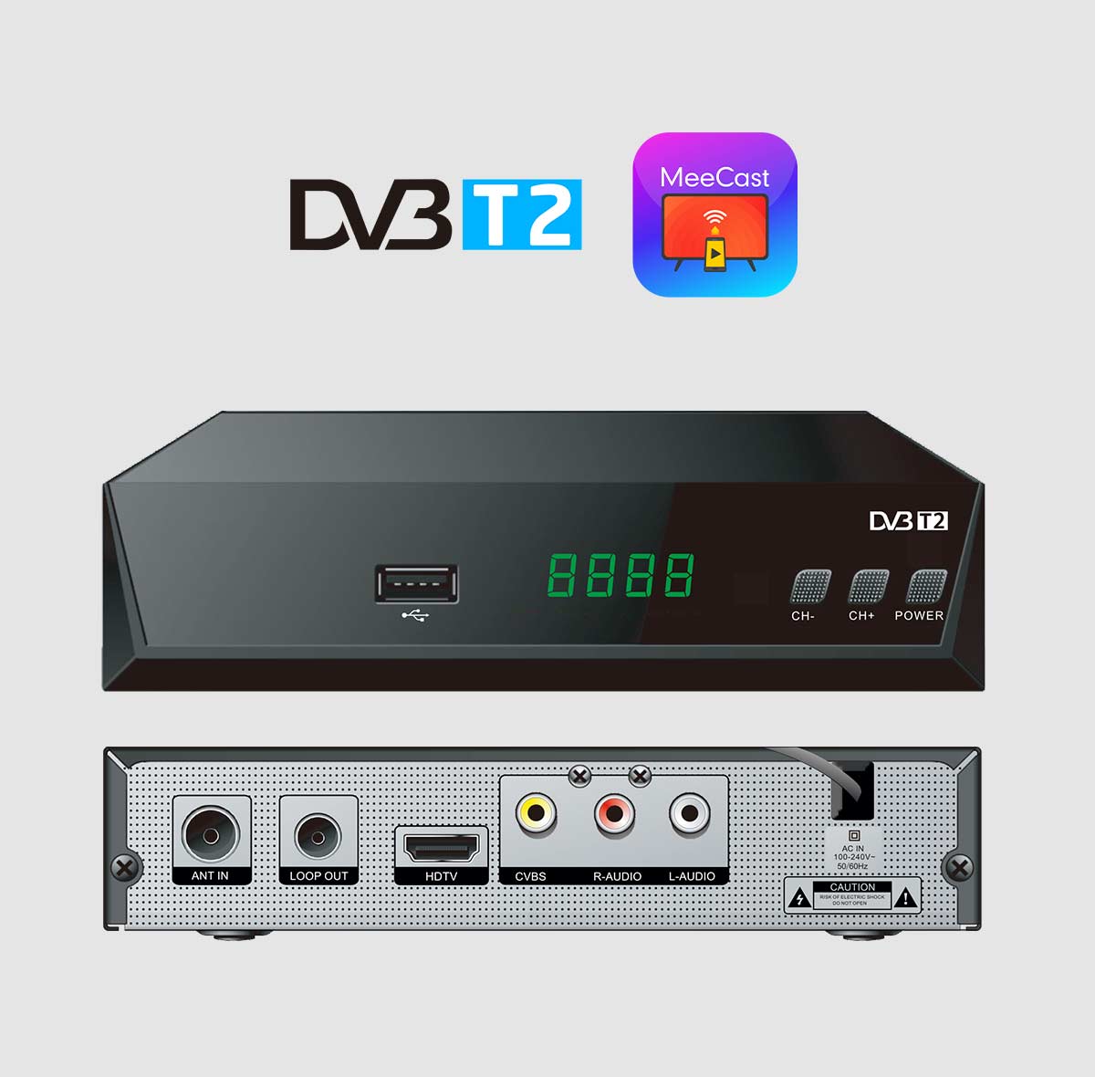 132mm Metal-1 DVB-T2 Receiver supplier