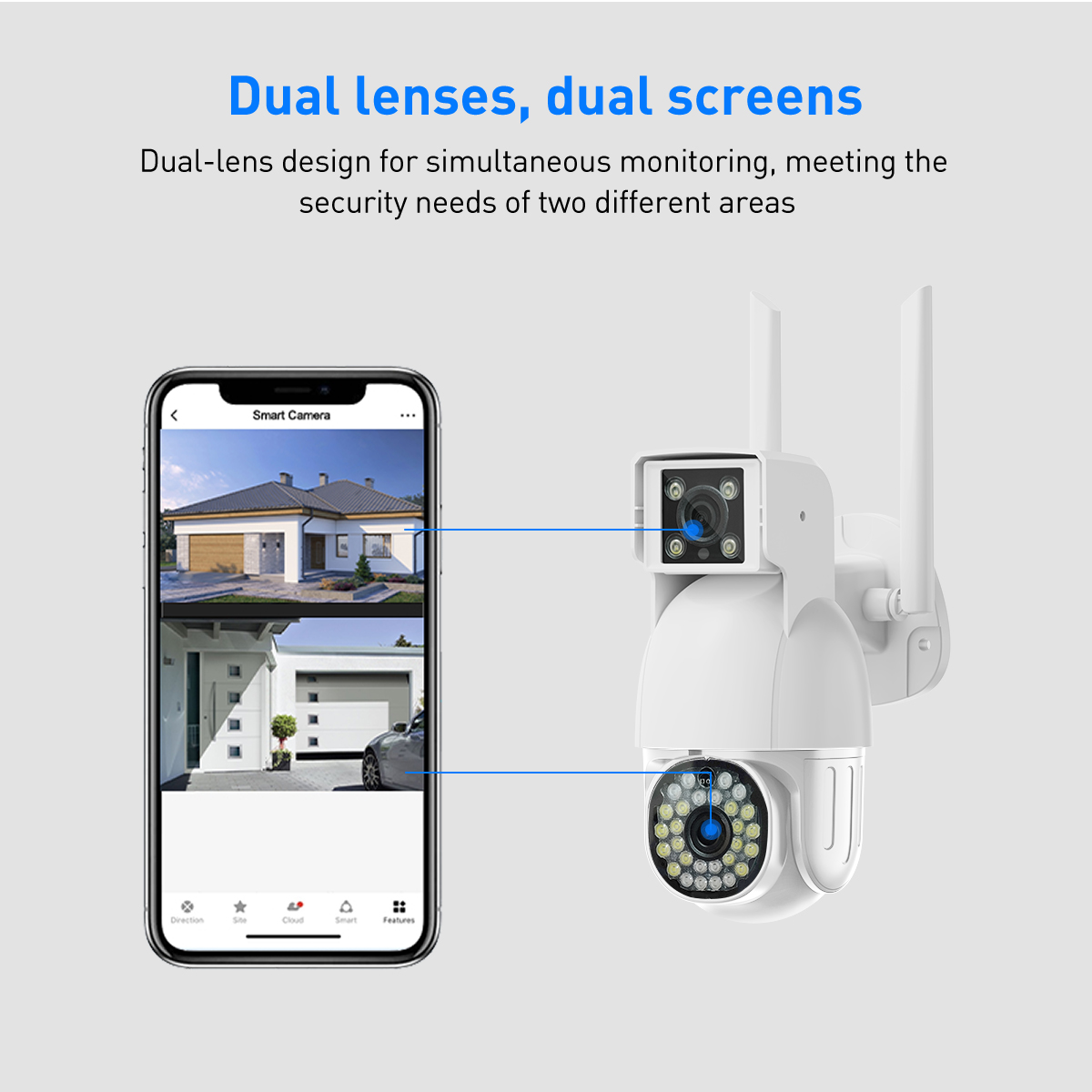 V380 RV4-4G WiFi 2MP Outdoor IPC supplier