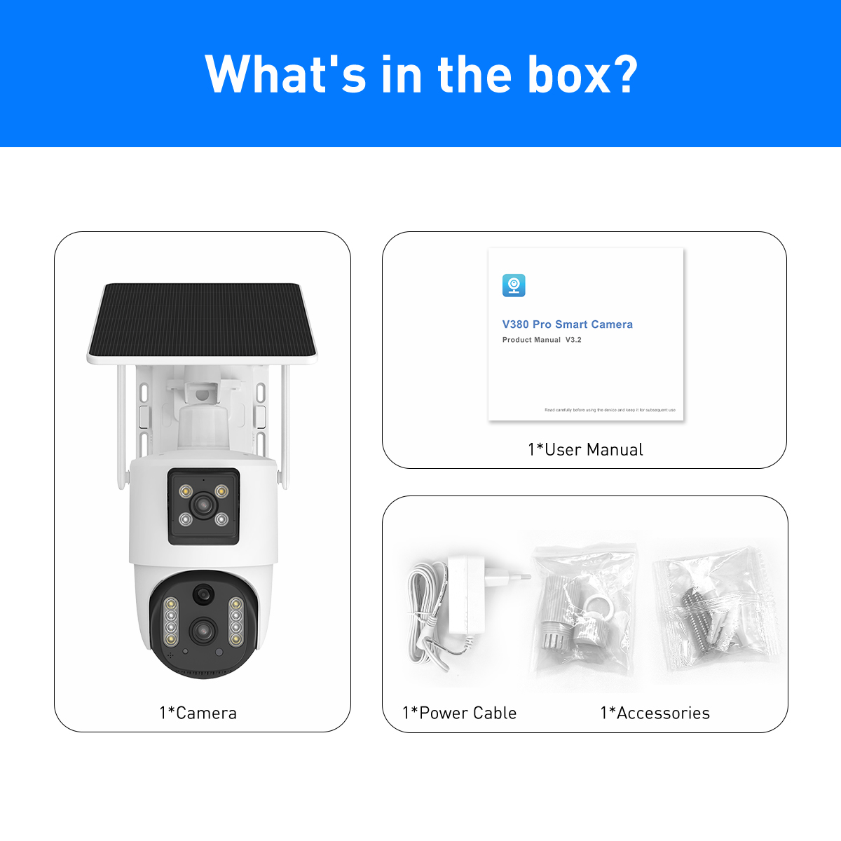 V380 RV5 4G Solar 2MP Waterproof Outdoor IPC manufacture