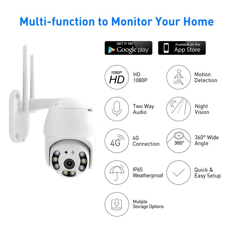 V380 RVP2 4G 2MP Waterproof Outdoor IPC