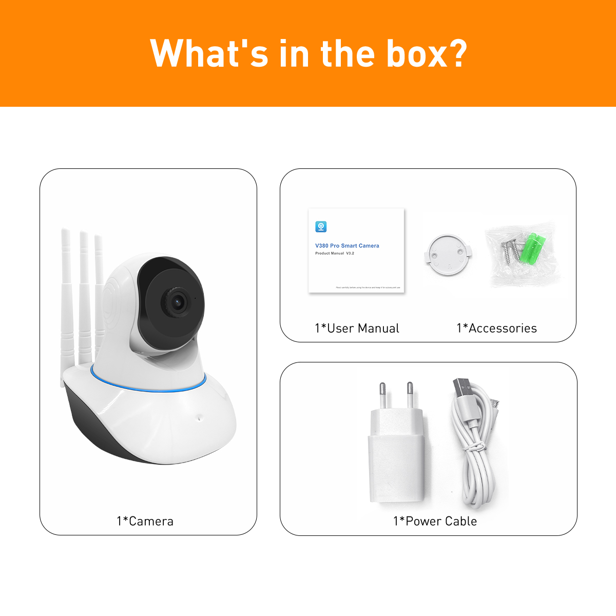 V380 RVQ5 PRO WiFi/LAN 1MP Indoor PTZ IPC details