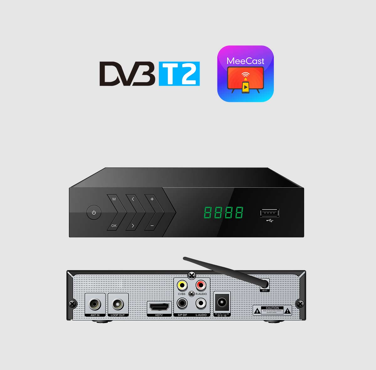 168mm Metal-3 DVB-T2 Receiver manufacture