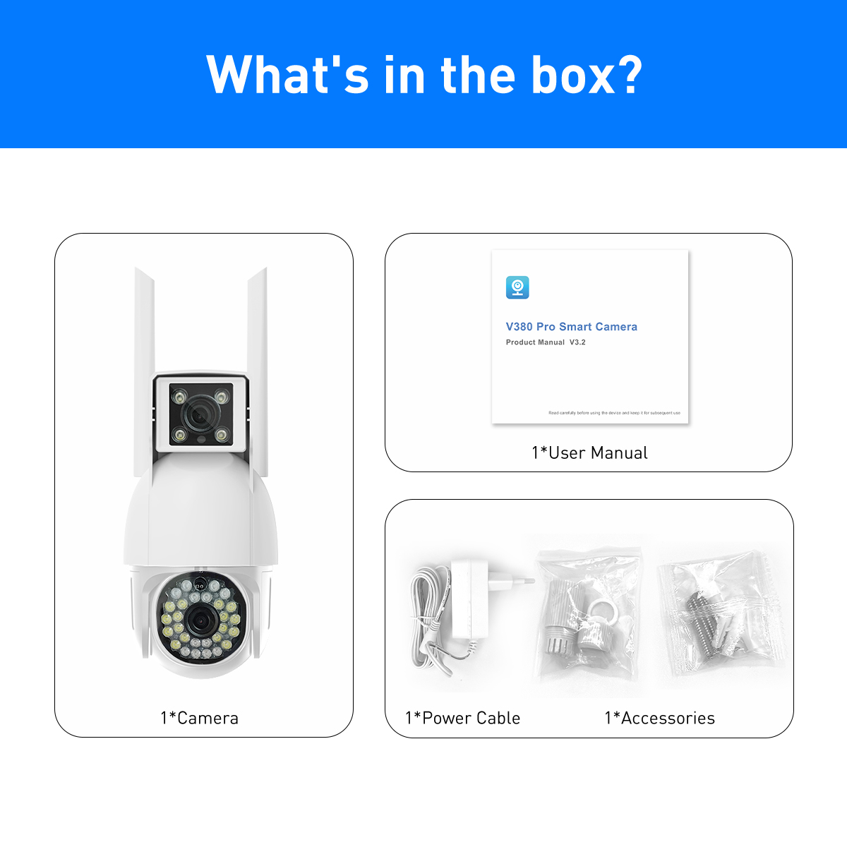 V380 RV4-4G WiFi 2MP Outdoor IPC manufacture